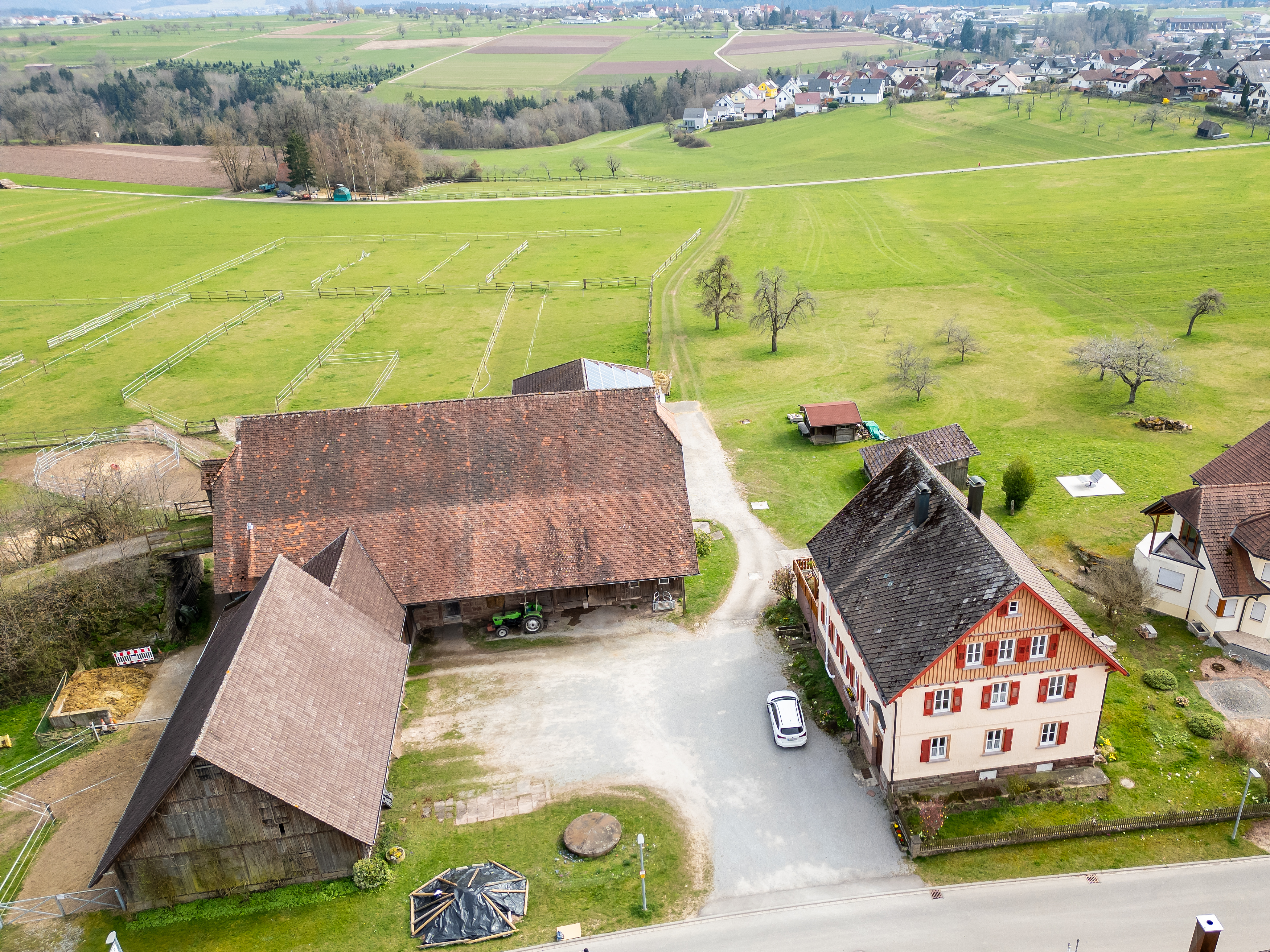 Schanzenhof Luftaufnahme